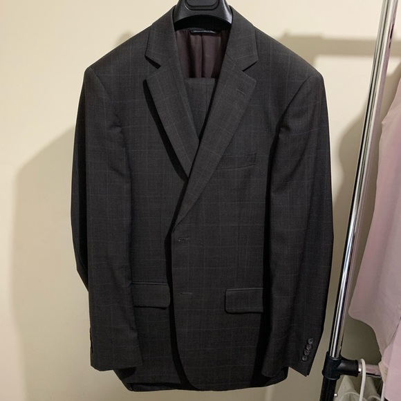 Black Brown 1826 Other - Windowpane Suit
